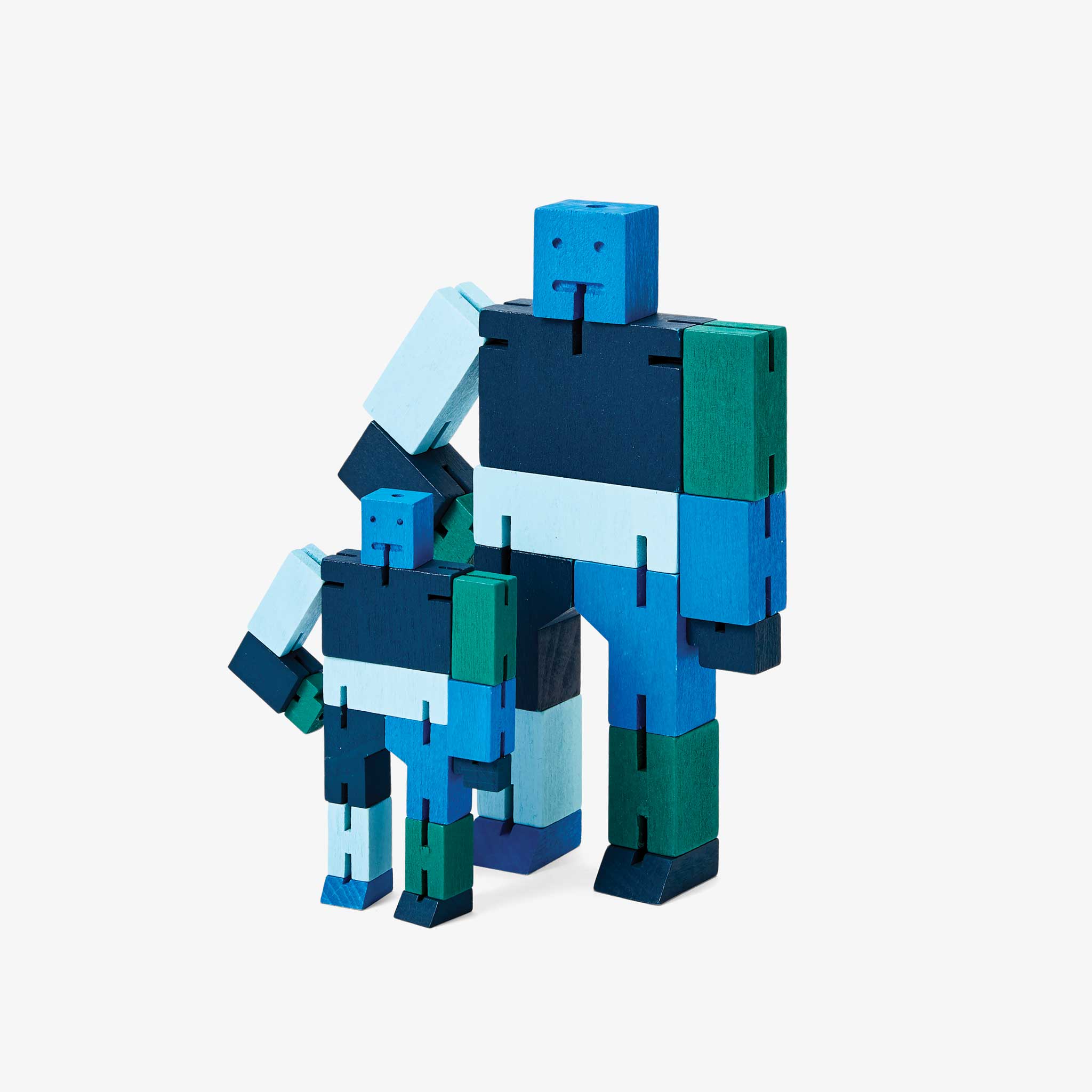 CUBEBOT® Capsule Collection | 3D PUZZLE ROBOTER | Blau Multi | David Weeks | Areaware - Charles & Marie